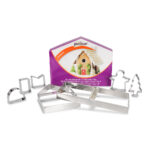 Set uitsteekvormen rvs koekhuisje 7 dlg. Set uitsteekvormen rvs koekhuisje 7 dlg.