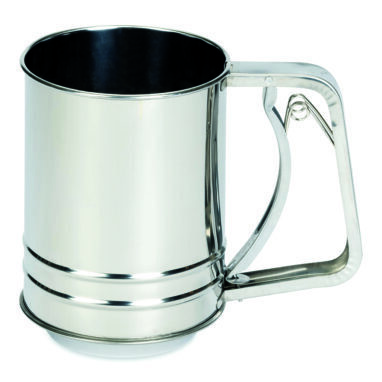 Meelzeef rvs 2 laags